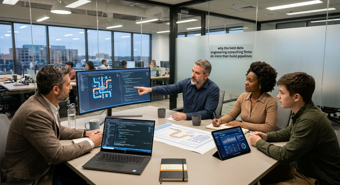 Why the Best Data Engineering Consulting Firms Do More Than Build Pipelines