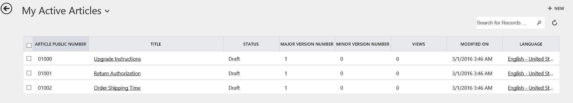 Dynamics CRM