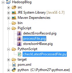Python, HBase, and Pig